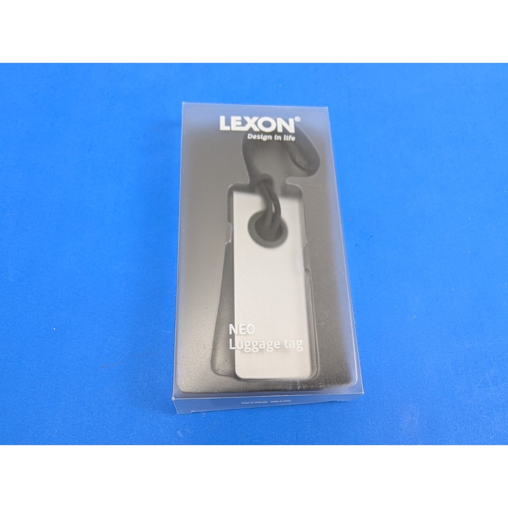 Lexon Neo Luggage Tag Gray LL114A7 Designed by Kazuya Koike New